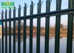 D Section W Section Galvanised Palisade Fencing Powder Coated 1200mm Height