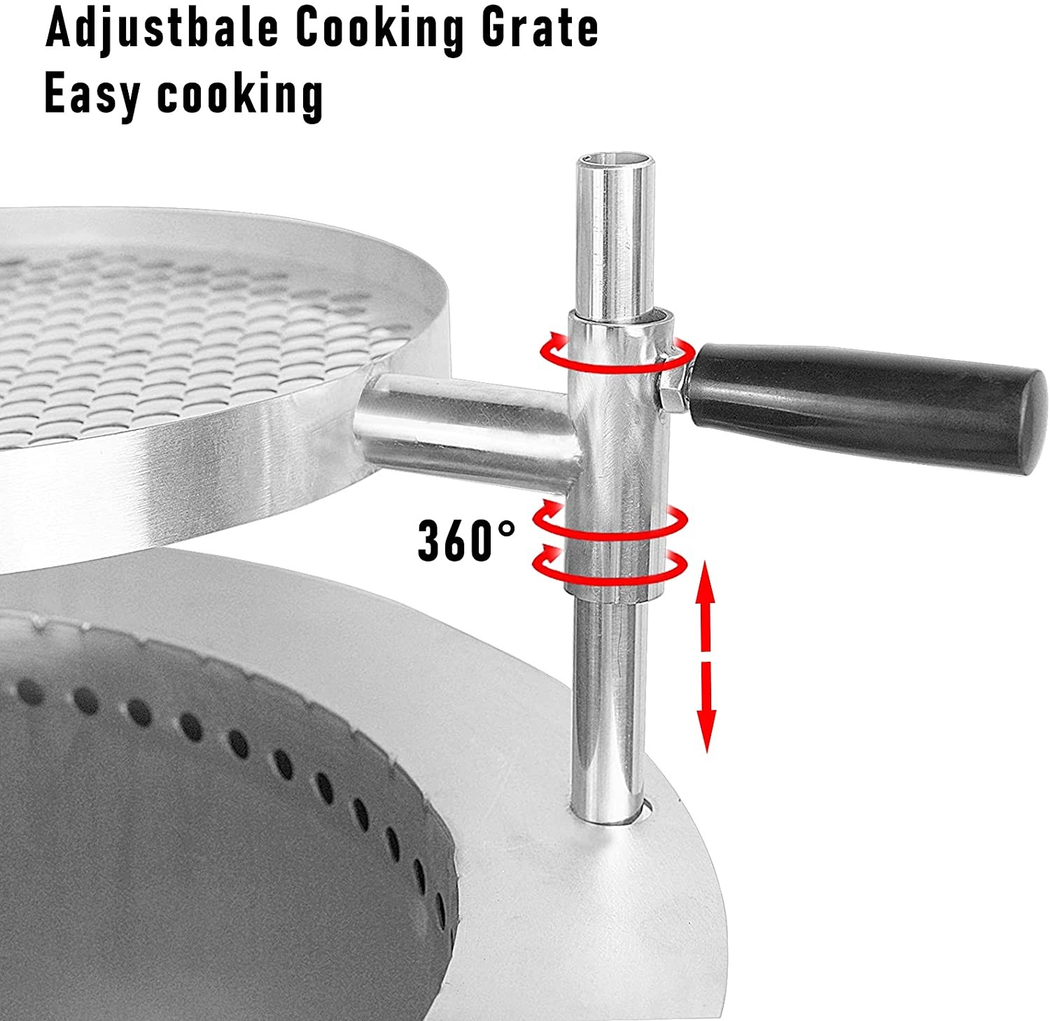 Stainless Steel Portable Rust Proof Smoke Free Fire Pits Wood Pellet Burning