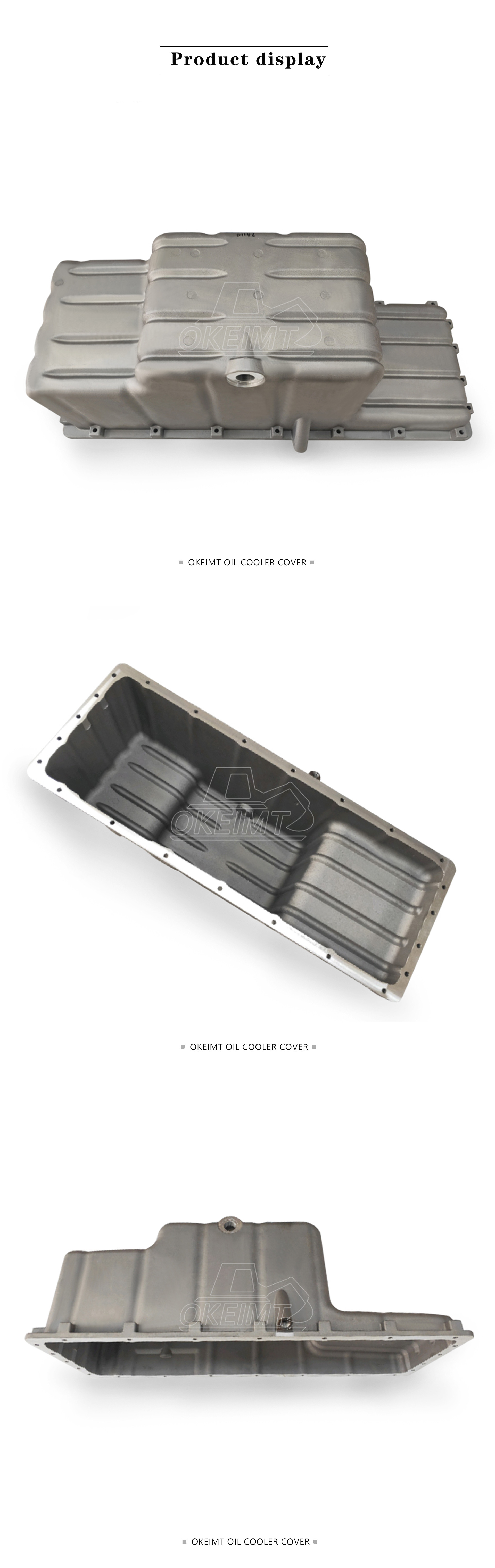 Excavator Engine Parts D1146 DE08 Oil Pan Suitable For Doosan Engine Parts