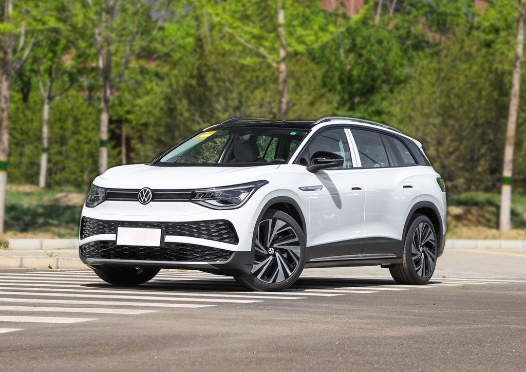 VW id6x 4wd Electric vehicle single speed gearbox Single motor ev drive system electro suv 7 seater car and suv used cars