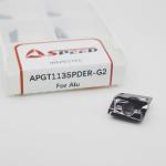 CNC Apkt1604 Carbide Inserts , Polished Insert For Aluminum