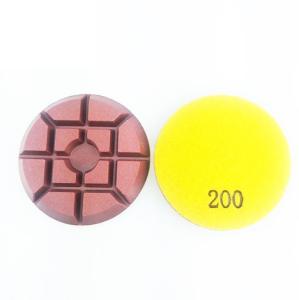 Wholesale 4 inch Thick Resin Bond Diamond Wet Polishing Pads For Stone anc Concrete floor from china suppliers