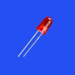 5mm 3Hz 1/6 Duty Cycle 12V Tinted Diffused Red Color 620nm 70-150mcd 60deg