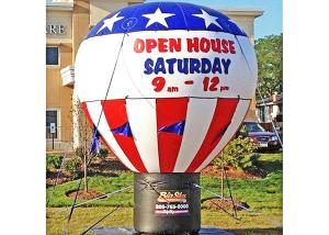 Wholesale Custom Logo Advertising Props , Inflatable Balloons For Exhibition / Event Display from china suppliers