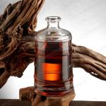 Healthy Lead-free Glass 700ml Whisky Vodka Spirit Glass Bottle for Wine