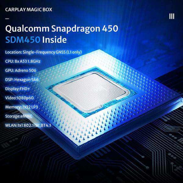 Upgrade Portable Android Carplay AI Box Universal Dongle Wireless Universal Fit