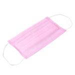 Fluid Resistant Pink Disposable Mask , Custom Surgical Mask Windproof Keep Warm