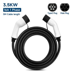 Wholesale 3.5kw Electric Vehicle Charging Line Portable Charging Station 16A Type 2 Extension from china suppliers