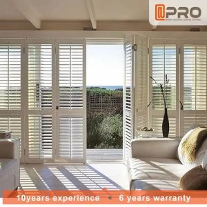 Wholesale French Aluminium Louver Glass Shutter Windows Folding Shutter Motorized Window from china suppliers