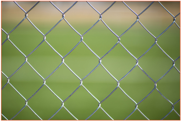 1.5 Inch Diamond Mesh Fence Powder Painted Chain Link Fence Any Ral Color