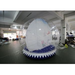 Custom Inflatable Snow Globe Photo Booth / Blow Up Christmas Globe