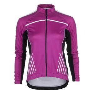 Wholesale Purple Long Sleeve Cycling Warm Up Thermal Bike Jacket from china suppliers