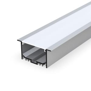 Wholesale Flexible Suspended LED Profile , OEM Aluminum Profile LED Strip Light Silver Color from china suppliers