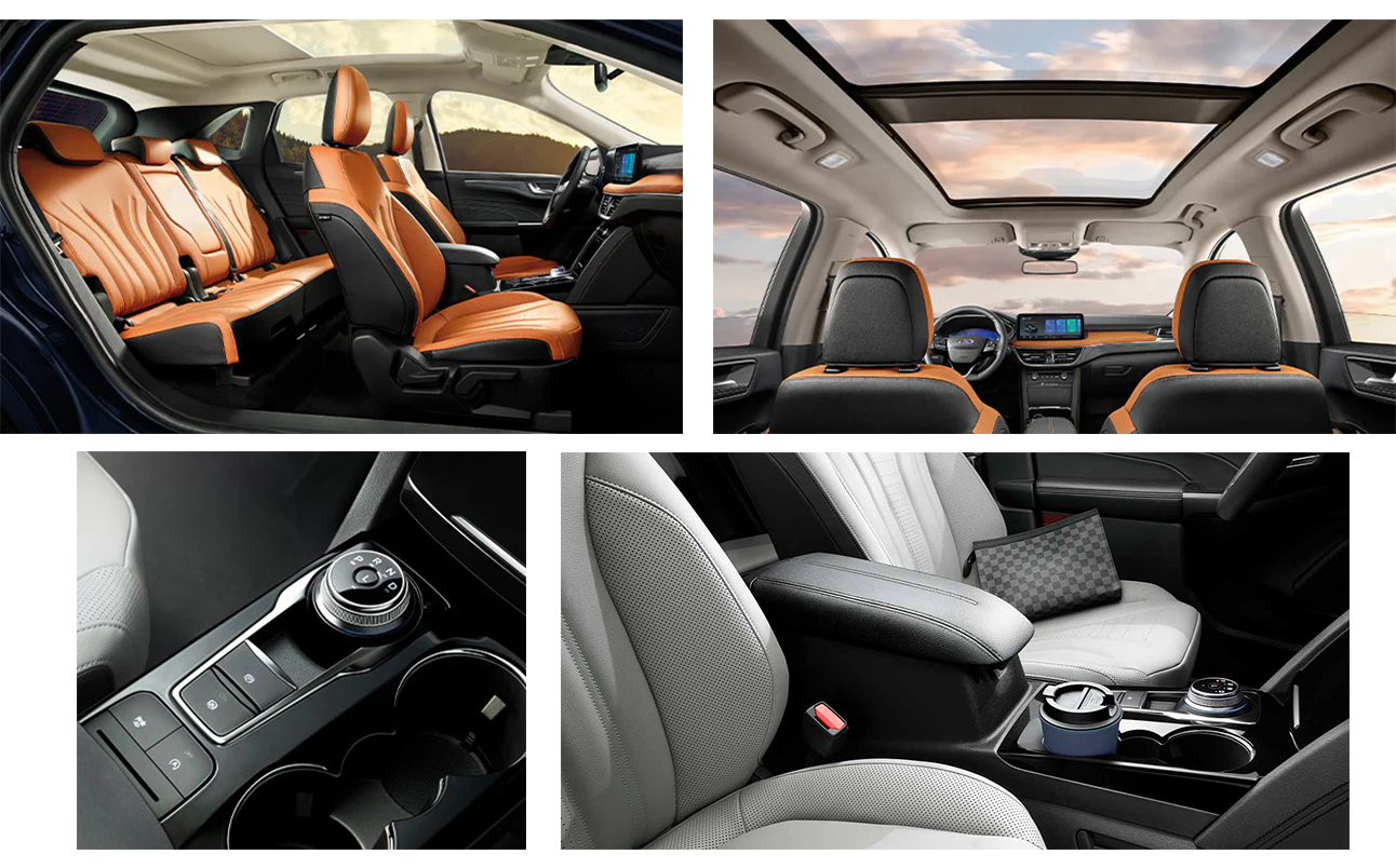 4585*1882*1688mm Length * width * height Changan Ford EcoBoost ST-Line Pro Ruiji Edge Electric Assist Energy Petrol Car