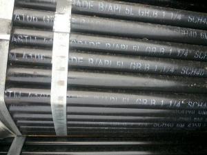 ASTM A106 / API 5L Gr.B Seamless Carbon Steel Pipe,1-1/4 SCH40