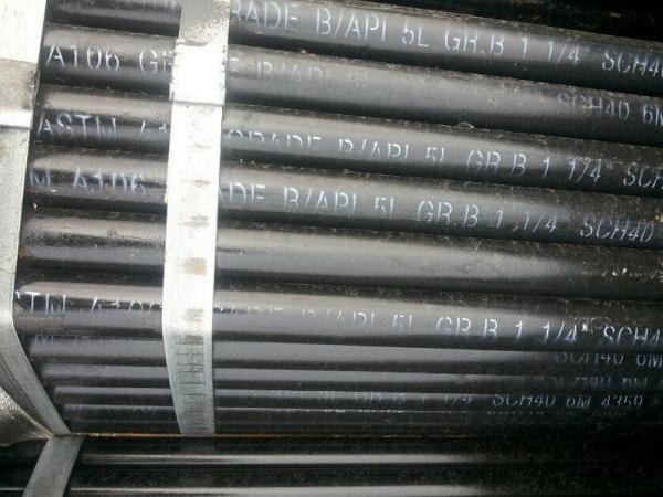 Quality ASTM A106 / API 5L Gr.B Seamless Carbon Steel Pipe,1-1/4" SCH40 for sale