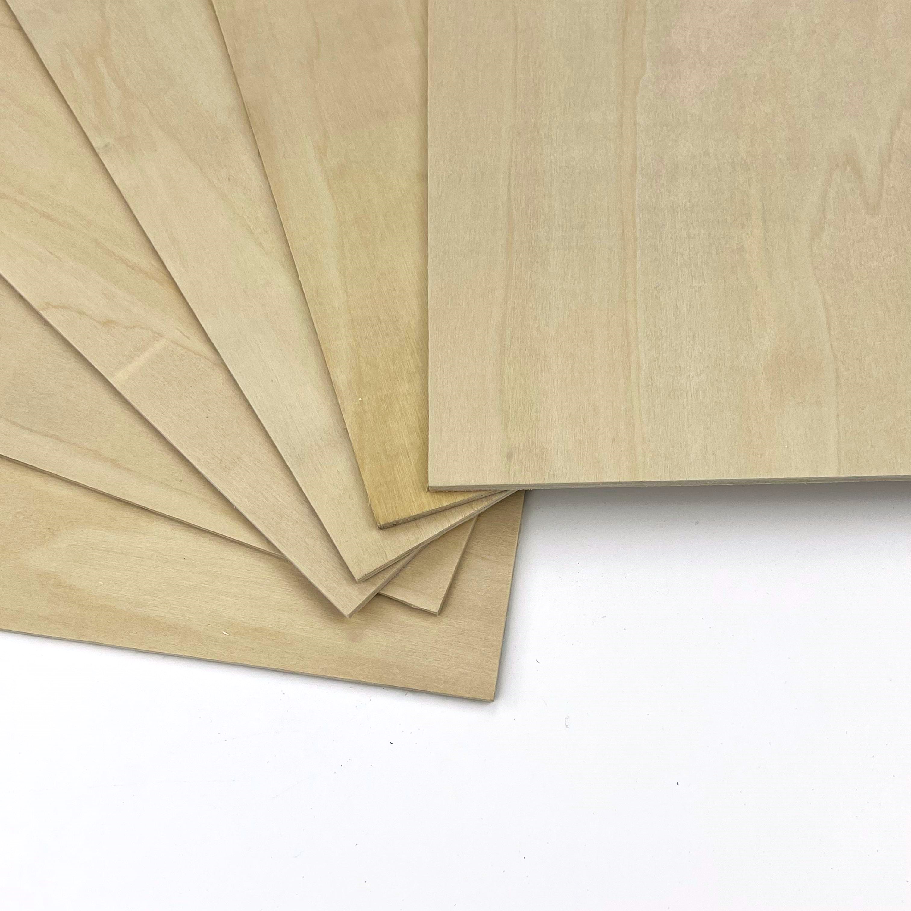 920*920mm 3mm 4mm 5mm 6mm 18mm Basswood Plywood Thin Sheets for Laser Cutting Plywood Basswood