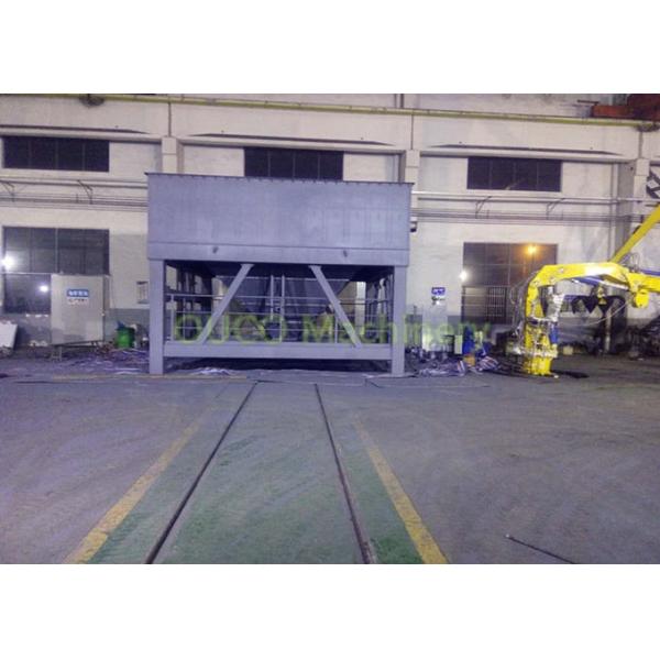 Belt Conveyor Port Hopper 45 Ton Unloading Coal With Dust Proof Equipment