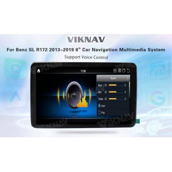 Viknav 8Inch Android Car Radio With Screen Multimedia Player For Mercedes Benz SL SLK SLC R172 2013-2019 GPS 2Din NTG5.0