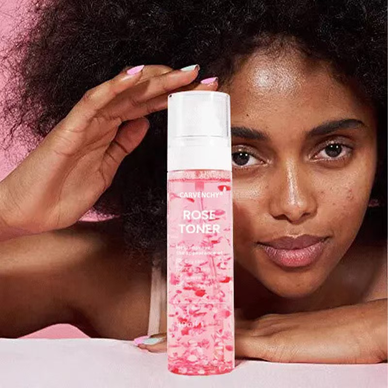 Private Label Korean Moisturizing Skin Care Skincare Natural Organic Pure Rose Water Facial Mist Face Toner Spray for Face