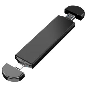 Type C USB3.0 SSD External Hard Drive M.2 Nvme Sata Dual Interface Design For