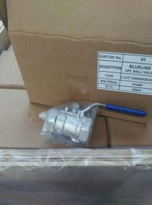 Wholesale SS Threaded Cast Steel Ball Valve -10℃ To 120℃ Working Temperature Reduced Port from china suppliers