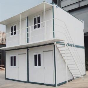 Wholesale Modular Prefabricated House Custom Small House Living Prefabricated Container Home Office Shopping Mall Modern Flat Pack Container House from china suppliers