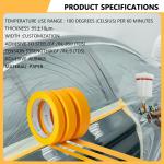 High-Adhesion Masking Tape For Painting 48mm X 50m Heat Resistant