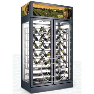 Wholesale OP-A1002 Titanium Door Material Luxurious Wine Display Cooler from china suppliers