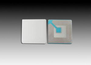 Wholesale Frozen Label White EAS RF Label 4*4cm Copper Coated Paper / Glue / Aluminum Foil from china suppliers