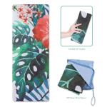 Natural Rubber Extra Thin Yoga Mat / Exercise Floor Travel Fitness Mat