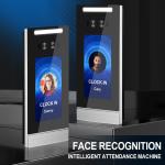 Wall Mount 0.5s Face Reading Attendance Machine Facial Biometric Android