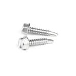 Stainless Steel 410 Self Drilling Screw Hex Washer Head for Metric Measurement