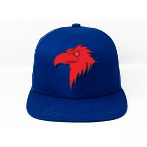 Wholesale OEM ODM Printed Baseball Caps / Unisex Silk Print Eagle Icon On Panels Hip Hop Snapback Cap from china suppliers