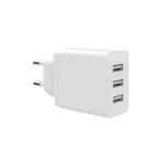 3.1A USB Wall charger Eurpean Adapter multi-port plug adapter 3USB travel