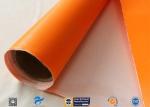 One Side Orange Fire Blanket silicone coated fiberglass cloth 500GSM 0.5mm