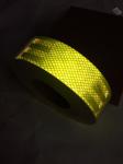 Night Reflective Conspicuity Tape , Flourescent Yellow Green High Visibility