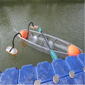 Wholesale Day / Night 2 Seats Clear Acrylic Kayak , See Through Ocean Touring Kayak from china suppliers