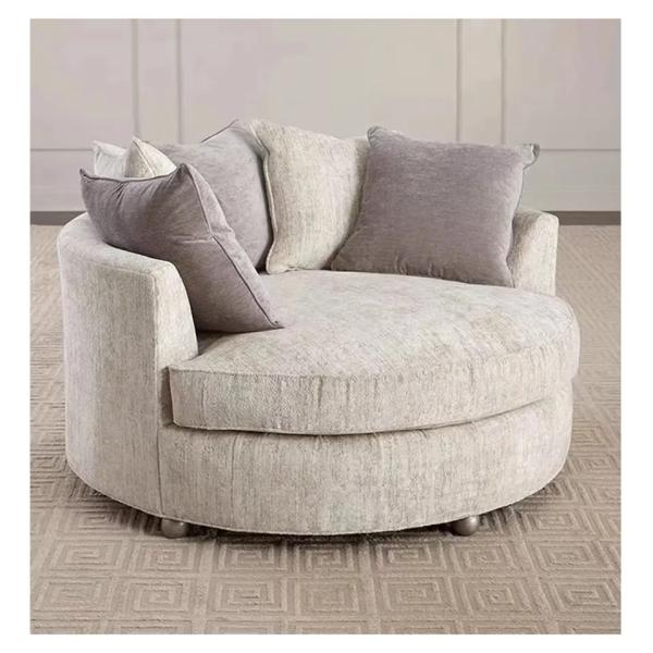 21117 Soft Linen Modular Sectional Cloud Sofa Multipurpose For Living Room