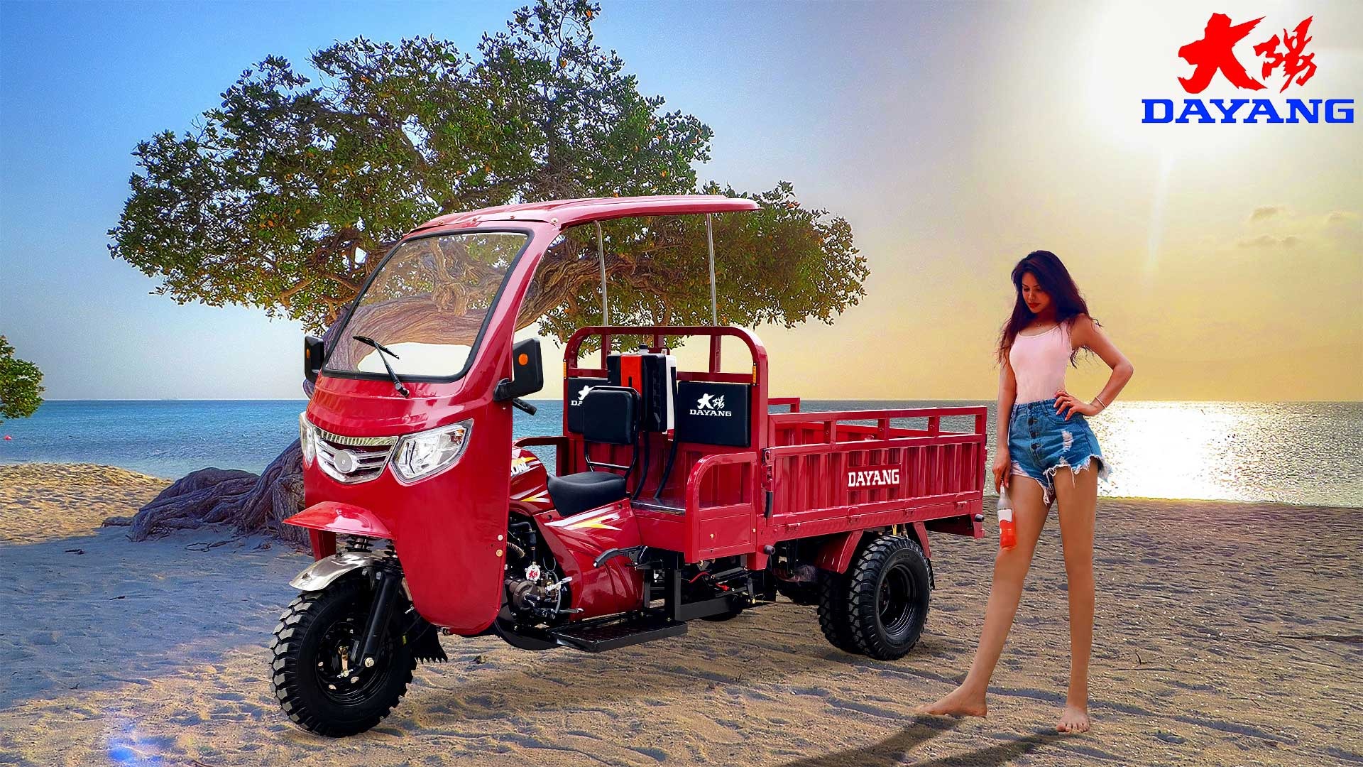 200cc Engine Other Tricycles Tri Moto 3 Wheeler Motorcycle with 50*100 Chassis