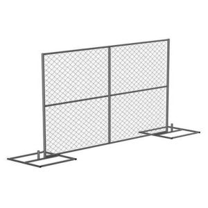 Wholesale 4mm 8×10 Temporary Construction Fence Panel 12ft from china suppliers