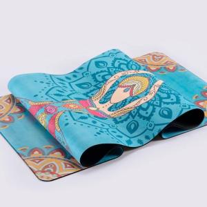 Wholesale Custom digital printing yoga mat, full color printing Eco Friendly Digital Printed Suede Yoga Mat, Vivid printing from china suppliers