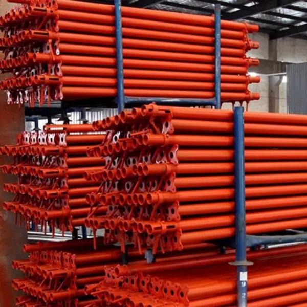 Height-Adjustable Steel Props for Construction with Support Function