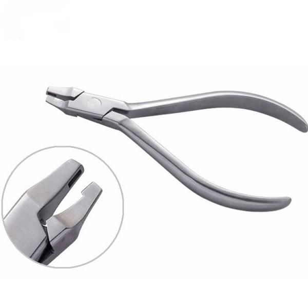 Vertical Groove Thermoforming Pliers - Stainless Steel Orthodontic Tool for
