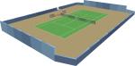 High Rebound Weather Resistant Acrylic Tennis Court Multi Purpose