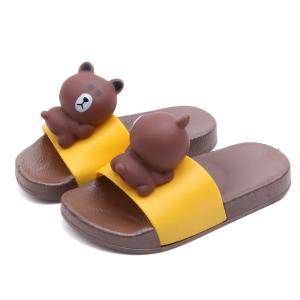 Wholesale Cute Kids Non Slip Slippers Cartoon Bath Slippers OEM / ODM Accepted from china suppliers