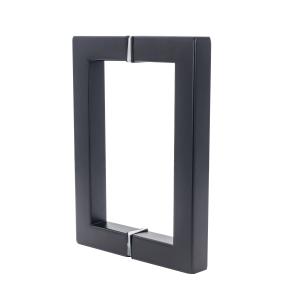 Wholesale Stainless Steel Square Shower Door Handle 6 &quot;8&quot; Back to Back for Modern Hotel Design from china suppliers