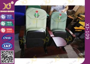 China Lagos Nigeria University Auditorium Theater Seating Cushion Fabric With Customized Logo on sale