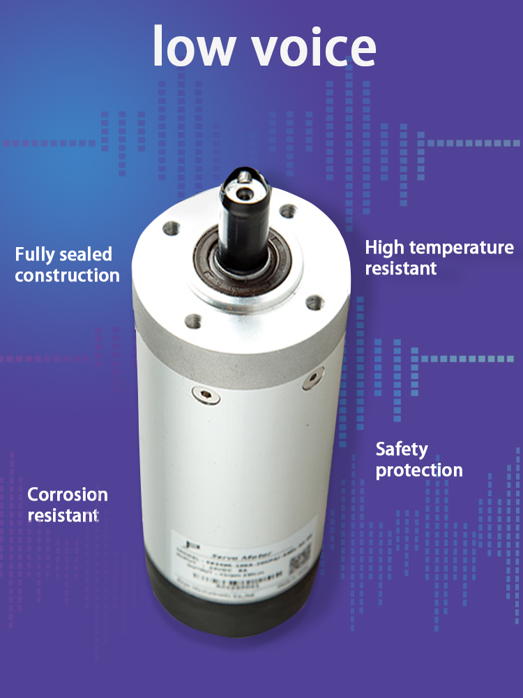 Permanent Magnet 100 Watt 6A IE4 High Speed Servo Motor 23N.M Torque