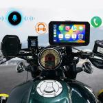 IP67 Waterproof 5 Inch IPS Screen Motorcycle GPS Navigation for CarPlay /